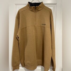 Columbia Fleece-lined pullover.  XL.  Worn twice.  Excellent condition.
